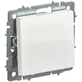 BRITE Выключатель 1-клавишный 10А ВС10-1-0-БрБ РФ белый IEK