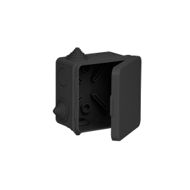 Коробка расп. для о/п КМ41238, 80х80х50мм, IP54, 7 гермовводов, черная, IEK UKO31-080-080-050-K02-5 