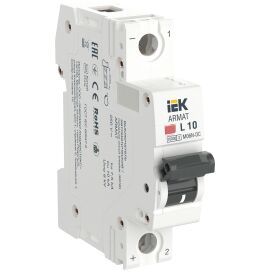 Выключатель автоматический 1P, 10А, х-ка L, M06N-DC, IEK AR-M06N-1-L010DC