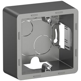 IEKINSPIRIA Коробка для накладного монтажа 1-местная 6739821 алюминий IEK