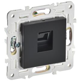 SKANDY Розетка компьютерная RJ45 кат.5E SK-K01Bl черный IEK