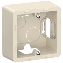 IEKINSPIRIA Коробка для накладного монтажа 1-местная 6739811 слоновая кость IEK