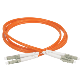 Шнур оптический LC/UPC-LC/UPC, MM 50/125, 5м, Duplex OM2, оранжевый, ITK FPC50-LCU-LCU-C2L-5M