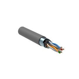 Кабель FTP 4 пары, Кат.6, внутр., 0,55мм, LSZH, серый, 305м, ITK LC1-C604-321-T-R