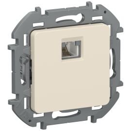 IEKINSPIRIA Розетка телефонная RJ11 6738211 слоновая кость IEK