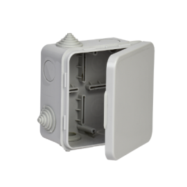 Коробка распаячная о/к, 100х100х50мм, IP54, КМ41256, IEK UKO31-100-100-050-K03-54