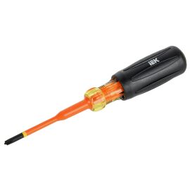 Отвертка диэлектрическая SLIM PH/SL1х80, Т3, IEK A2L5-SC31-T3-HS-10-080