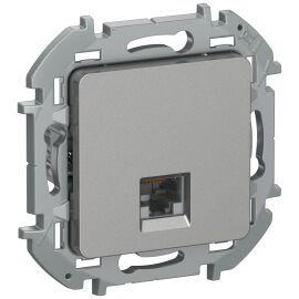 IEKINSPIRIA Розетка компьютерная RJ45 категория 6 UTP 6738321 алюминий IEK
