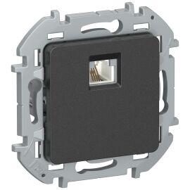 IEKINSPIRIA Розетка телефонная RJ11 6738231 антрацит IEK