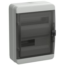 TEKFOR Корпус пластиковый КМПн-24 IP65 черная прозрачная дверь IEK