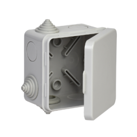 Коробка распаячная, 80х80х50мм, о/к IP54, КМ41238, IEK UKO31-080-080-050-K03-54