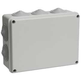 Коробка распаячная для о/п 190х140х70мм IP55, КМ41244, IEK UKO11-190-140-070-K41-55