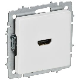 Розетка HDMI РHDMI-0-БрАБ, арктический белый, IEK BR-H10-K91
