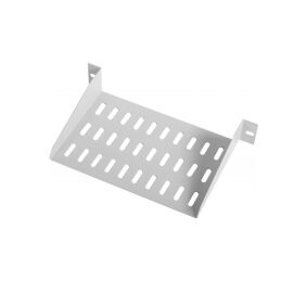 Полка консольная 10", 1U, глубина 147, серая, ЦМО МС-15-10
