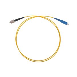 Шнур оптический FC/UPC-SC/UPC, SM, 1м, Simplex, желтый, ССД 130201-02754