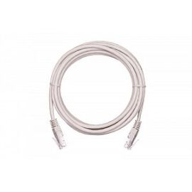Патч-корд 4 пары, 2хRJ45, 1м, Кат.5e, UTP, серый, LSZH, NETLAN EC-PC4UD55B-BC-LSZH-010-GY-10