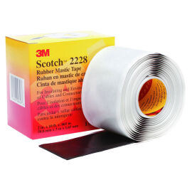 Лента Scotch® 2228, 50мм x 3м, резиново-мастичная электроизоляционная, 3M 7000005986