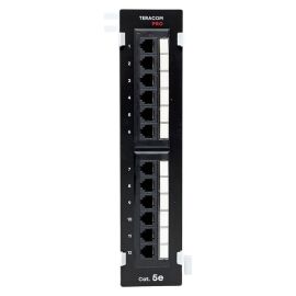 Патч-панель настенная, 12хRJ45, UTP, кат.5e, IDC Dual, TERACOM PRO TRP-WPP-5EUTP-12