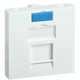 Вставка 45х45мм для 1 мод. Keystone Jack с маркером, ITK CS6-12M