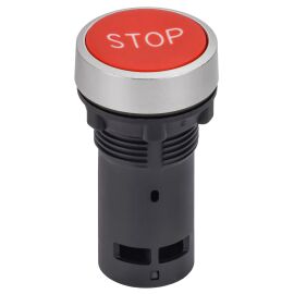 Кнопка IP65 с маркировкой "STOP" моноблок 1NC красная MASTER IEK