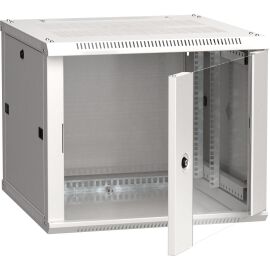 ITK Шкаф LINEA W 6U 600х600мм дверь стекло серый RAL7035