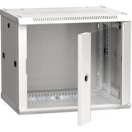 ITK Шкаф LINEA W 6U 600х450мм дверь стекло серый RAL7035