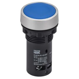 Кнопка IP65 моноблок 1NO+1NC синяя MASTER IEK