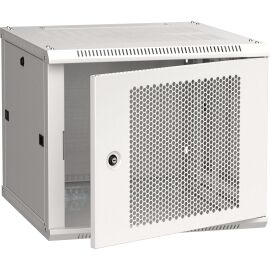 ITK Шкаф LINEA W 9U 600х600мм дверь перфорированная серый RAL7035