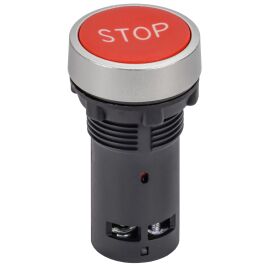 Кнопка IP65 с маркировкой "STOP" моноблок 1NO+1NC красная MASTER IEK