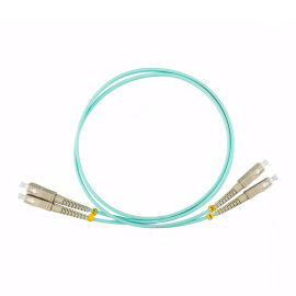 Шнур оптический LC/UPC-LC/UPC, MM 50/125, 7м, Duplex, бирюзовый, REXANT 50-2511-7