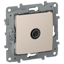 IEKETIKA Розетка TV проходная 6711631 песочный IEK