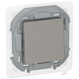 IEKINSPIRIA Переключатель 1-клавишный схема 6 10АХ IP44 безвинтовые зажимы 6736771 дымчатый IEK