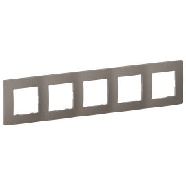 IEKETIKA Рамка 5-местная 6721451 капучино IEK