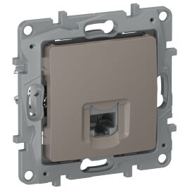 IEKETIKA Розетка компьютерная RJ45 категория 5Е UTP 6714411 капучино IEK