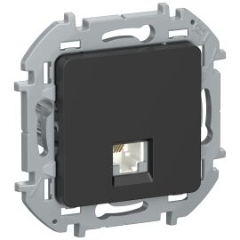 IEKINSPIRIA Розетка телефонная RJ11 6731091 черный матовый IEK