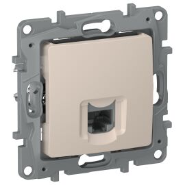 IEKETIKA Розетка компьютерная RJ45 категория 6 UTP 6711531 песочный IEK
