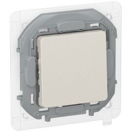 IEKINSPIRIA Переключатель 1-клавишный схема 6 10АХ IP44 безвинтовые зажимы 6736781 шампань IEK