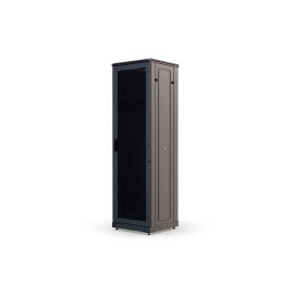 Шкаф напольный 19", 42U, 800х800мм, передняя дверь перф., ССД 130411-01217