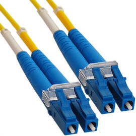 Шнур оптический LC/UPC-LC/UPC, SM, 5м, Duplex, желтый, REXANT 50-2118