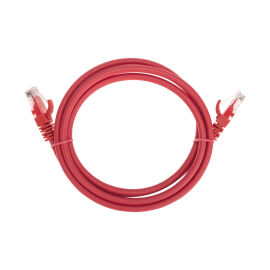 Патч-корд 4 пары, 2хRJ45, 1,5м, Кат.6, UTP, красный, LSZH, REXANT 02-0293-105