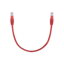 Патч-корд 4 пары, 2хRJ45, 0,3м, Кат.5e, UTP, красный, LSZH, REXANT 02-0103-03