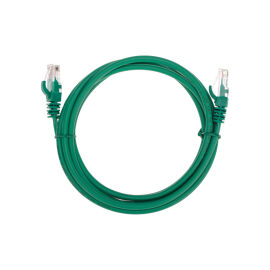 Патч-корд 4 пары, 2хRJ45, 2м, Кат.5e, UTP, зеленый, LSZH, REXANT 02-0106-2
