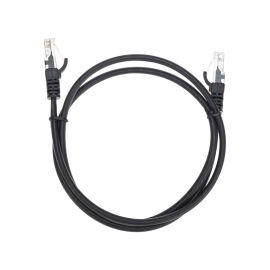 Патч-корд 4 пары, 2хRJ45, 1м, Кат.5e, UTP, черный, LSZH, REXANT 02-0102-1