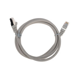 Патч-корд 4 пары, 2хRJ45, 1,5м, Кат.6, FTP, серый, LSZH, REXANT 02-0210-105