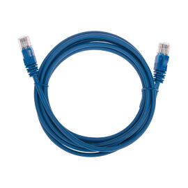 Патч-корд 4 пары, 2хRJ45, 2м, Кат.5e, UTP, синий, LSZH, REXANT 02-0104-2