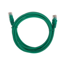 Патч-корд 4 пары, 2хRJ45, 2м, Кат.6, UTP, зеленый, LSZH, REXANT 02-0296-2