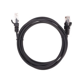 Патч-корд 4 пары, 2хRJ45, 1,5м, Кат.5e, UTP, черный, LSZH, REXANT 02-0102-105