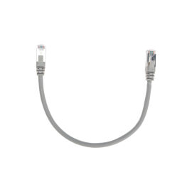 Патч-корд 4 пары, 2хRJ45, 0,3м, Кат.6, FTP, серый, LSZH, REXANT 02-0210-03