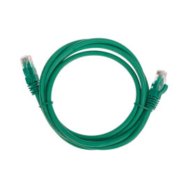 Патч-корд 4 пары, 2хRJ45, 1,5м, Кат.6, UTP, зеленый, LSZH, REXANT 02-0296-105