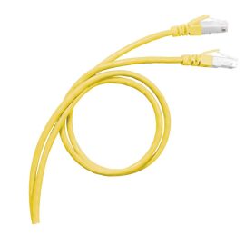 Шнур коммутационный RJ 45 - категория 6a - S/FTP - PVC -экранированный - 1 м - желтый